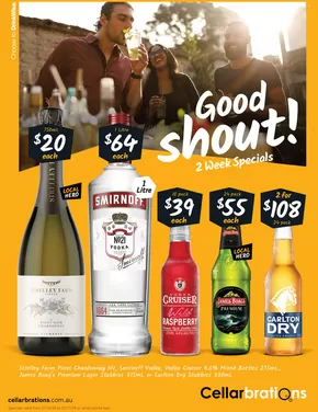 Liquor offers in Hobart TAS | Good Shout! 21/10 in Cellarbrations | 21/10/2024 - 03/11/2024