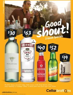 Groceries offers in Bedford WA | Good Shout! 21/10 in Cellarbrations | 21/10/2024 - 03/11/2024