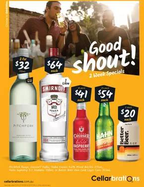 Groceries offers in Bunbury WA | Good Shout! 21/10 in Cellarbrations | 21/10/2024 - 03/11/2024