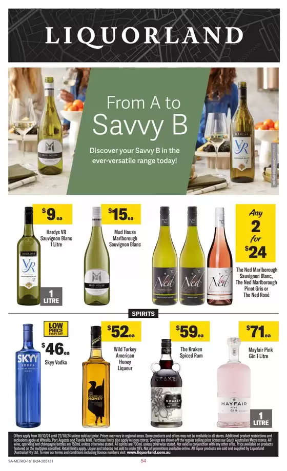 Liquorland catalogue in Adelaide SA | Weekly Specials | 16/10/2024 - 22/10/2024