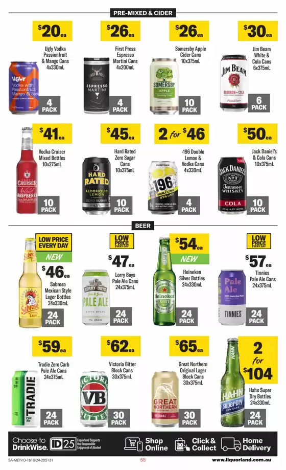 Liquorland catalogue in Adelaide SA | Weekly Specials | 16/10/2024 - 22/10/2024