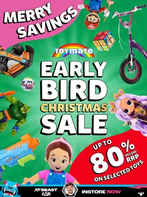 Kids offers in Toowoomba QLD | Early Bird Christmas Sale in Toymate | 16/10/2024 - 29/10/2024