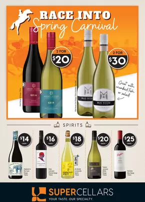 Liquor offers in Taree NSW | Your Taste. Our Specialty in Super Cellars | 16/10/2024 - 29/10/2024