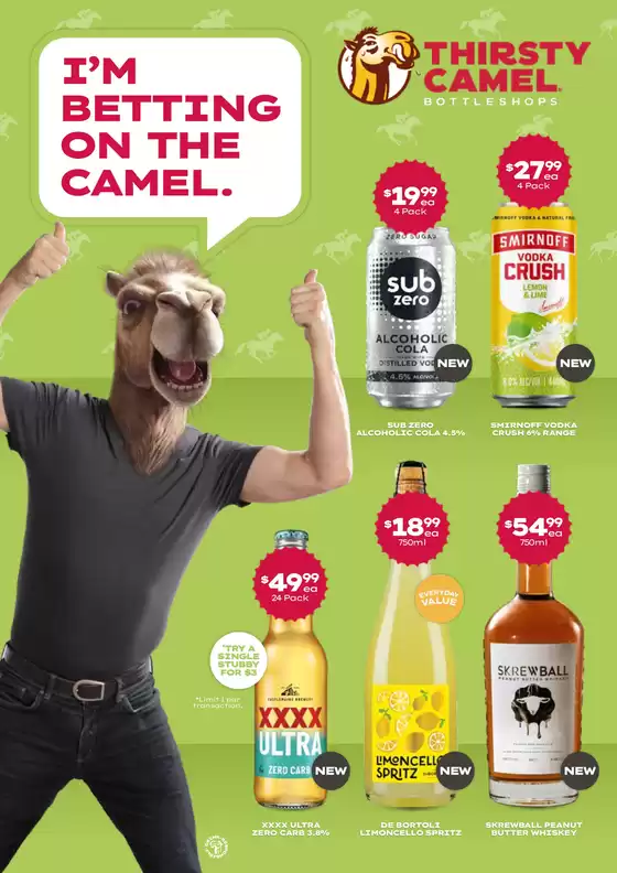 Thirsty Camel catalogue in Ipswich QLD | I’m Betting On The Camel QLD | 28/10/2024 - 10/11/2024