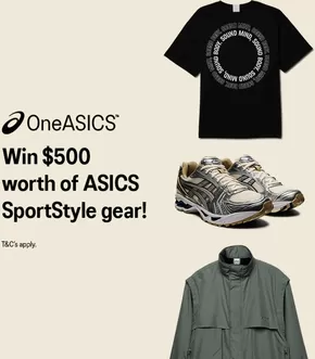 Sport & Recreation offers in Bunbury WA | Win $500 Worth Of Asics in ASICS | 21/10/2024 - 06/11/2024