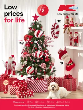 Department Stores offers in Bunbury WA | XMAS TRENDS - Low prices for life in Kmart | 31/10/2024 - 27/11/2024