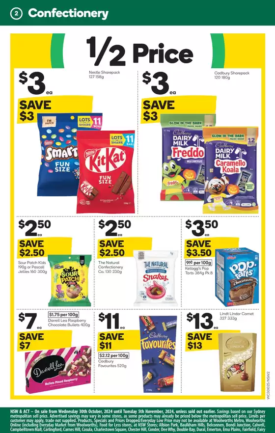 Woolworths catalogue in Armidale NSW | Weekly Specials - 30/10 | 30/10/2024 - 05/11/2024