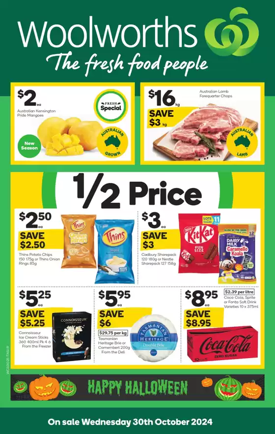 Woolworths catalogue in Hobart TAS | Weekly Specials - 30/10 | 30/10/2024 - 05/11/2024