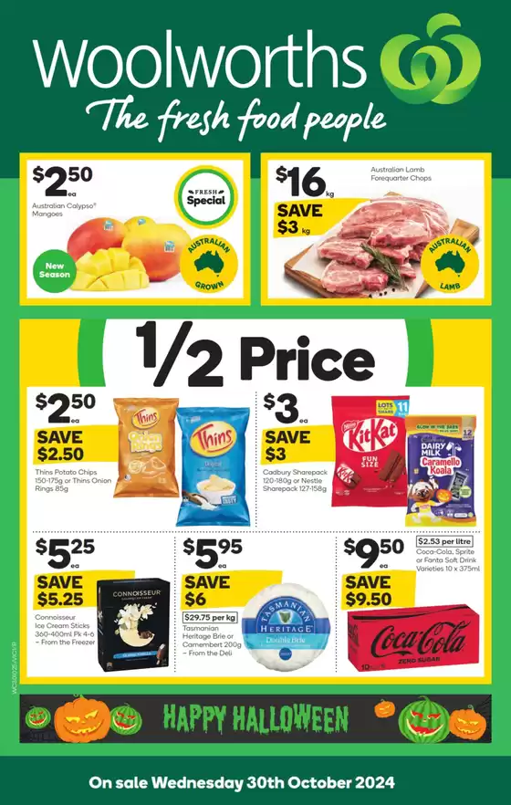 Woolworths catalogue in Melbourne VIC | Weekly Specials - 30/10 | 30/10/2024 - 05/11/2024