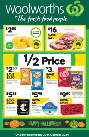 Groceries offers in Bunbury WA | Weekly Specials - 30/10 in Woolworths | 30/10/2024 - 05/11/2024