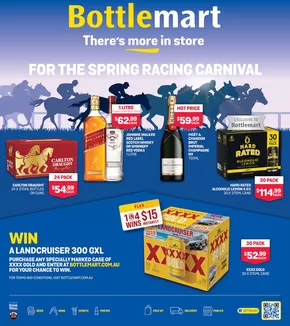 Liquor offers in Chiltern VIC | There's More In Store For The Spring Racing Carnival in Bottlemart | 23/10/2024 - 05/11/2024