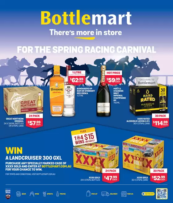 Bottlemart catalogue in Cardwell QLD | There's More In Store For The Spring Racing Carnival | 23/10/2024 - 05/11/2024