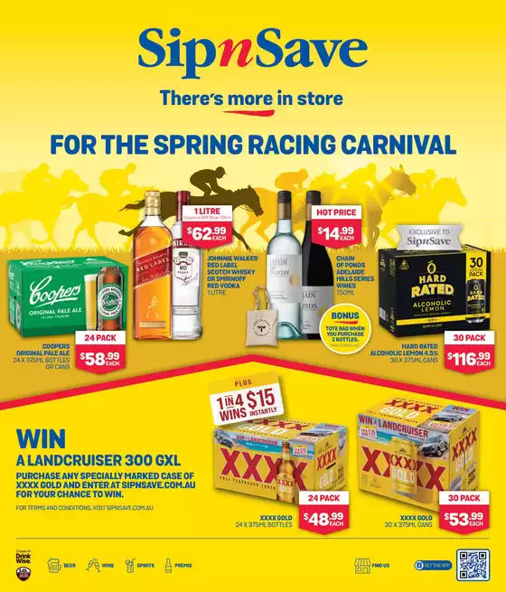 SipnSave catalogue in Whyalla SA | There's More In Store For The Spring Racing Carnival | 23/10/2024 - 05/11/2024