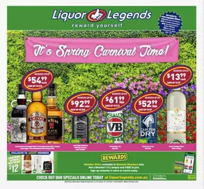 Liquor offers in Wagga Wagga NSW | It's Spring Carnival Time! in Liquor Legends | 23/10/2024 - 19/11/2024