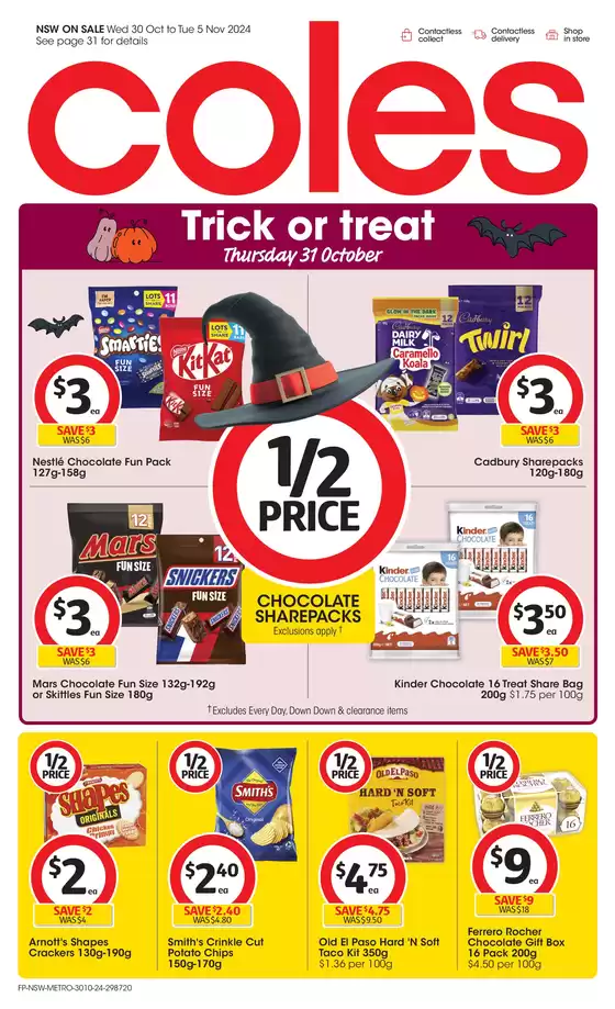 Coles catalogue in Armidale NSW | Great Value. Hands Down. - 30th October | 30/10/2024 - 05/11/2024