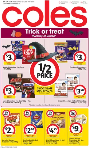 Groceries offers in Murray Bridge SA | Great Value. Hands Down. - 30th October in Coles | 30/10/2024 - 05/11/2024