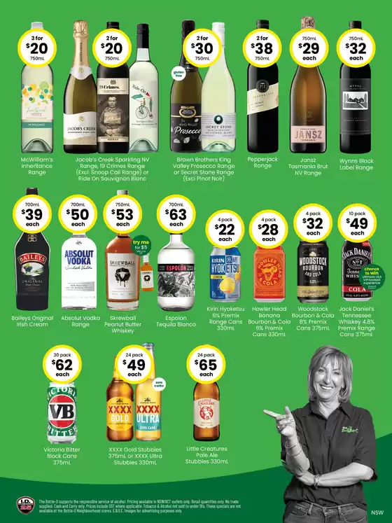 The Bottle-O catalogue in Eastern Creek | Good Value Booze, For Good Value People 28/10 | 28/10/2024 - 10/11/2024