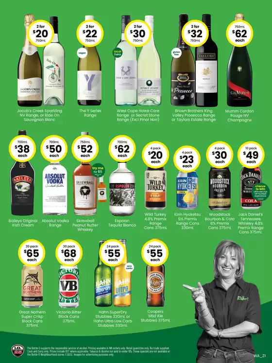 The Bottle-O catalogue in Chidlow WA | Good Value Booze, For Good Value People 28/10 | 28/10/2024 - 10/11/2024