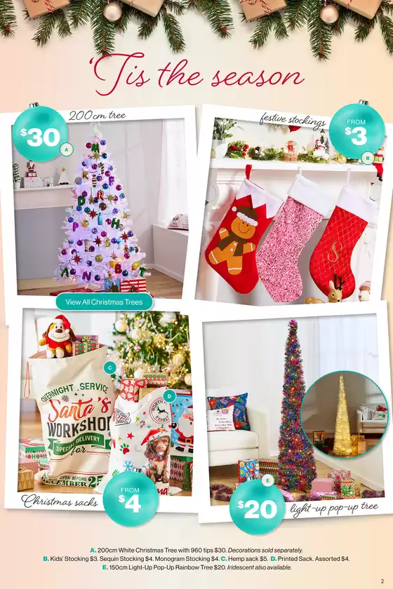 The Reject Shop catalogue in Brisbane QLD | Rethink Christmas For Far La-La-Less | 01/11/2024 - 26/11/2024