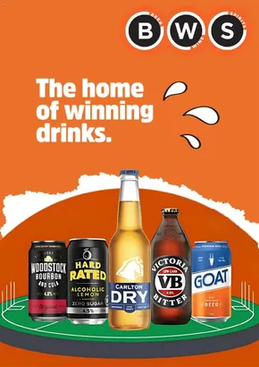 Liquor offers in Darwin NT | The Home of Winning Drinks in BWS | 24/10/2024 - 31/12/2024