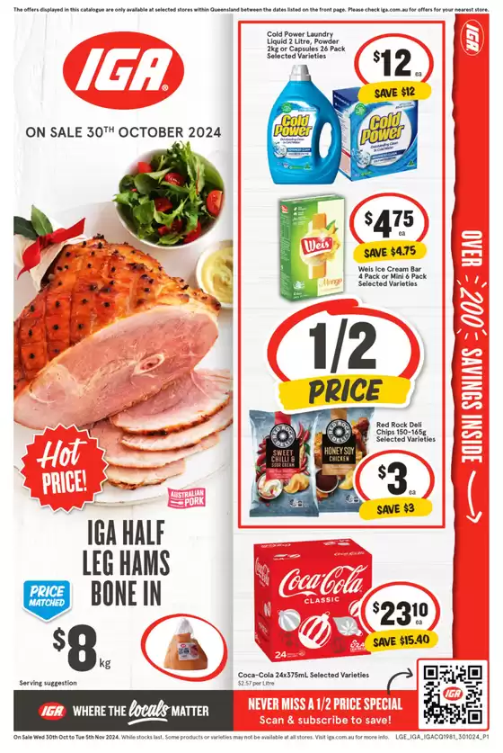 IGA catalogue in Hyde QLD | IGA 30/10 | 30/10/2024 - 05/11/2024