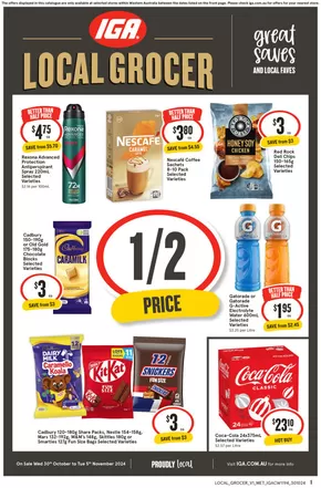 Groceries offers in Rockingham WA | IGA 30/10 in IGA | 30/10/2024 - 05/11/2024