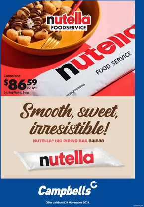 Campbells catalogue in Perth WA | Nutella Flyer | 28/10/2024 - 24/11/2024