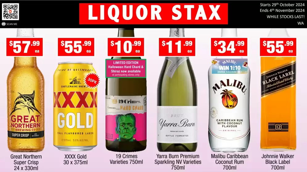 Liquor Stax catalogue in Perth WA | Weekly Specials | 29/10/2024 - 04/11/2024