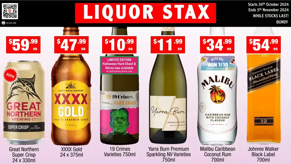 Liquor Stax catalogue in Townsville QLD | Weekly Specials | 30/10/2024 - 05/11/2024