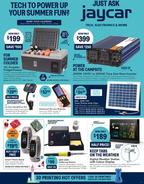 Electronics & Office offers in Bacchus Marsh VIC | Tech To Power Up Your Summer Fun in Jaycar Electronics | 30/10/2024 - 10/11/2024