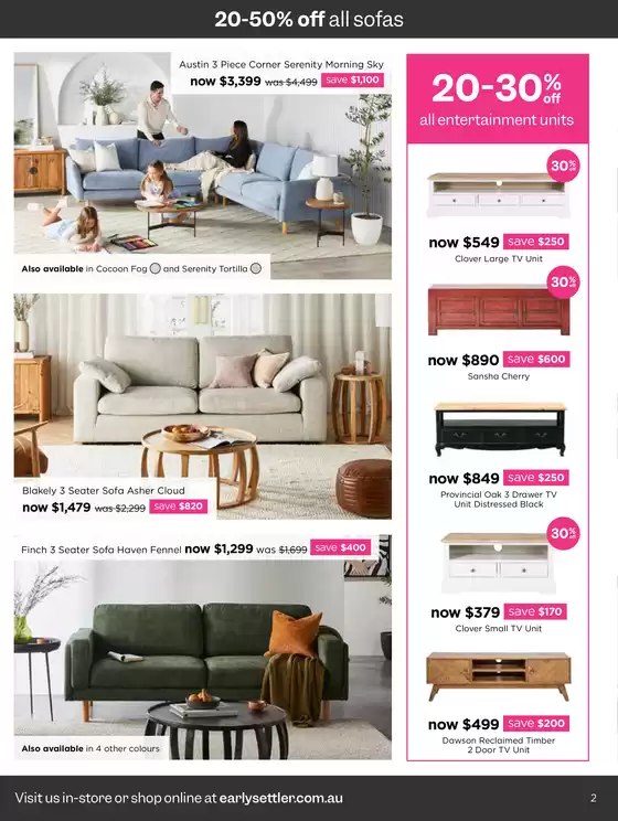 Early Settler catalogue in Mildura VIC | Black Friday | 30/10/2024 - 01/12/2024