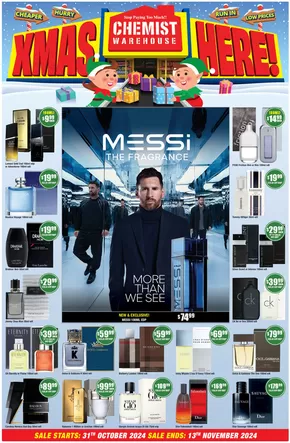 Health & Beauty offers | XMAS Here! in Chemist Warehouse | 31/10/2024 - 13/11/2024