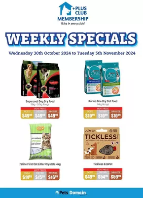 Pets offers in Rockdale NSW | Weekly Specials in Pets Domain | 31/10/2024 - 05/11/2024