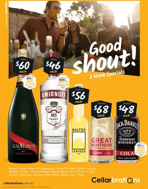 Groceries offers in Murwillumbah NSW | Good Shout! 04/11 in Cellarbrations | 04/11/2024 - 17/11/2024