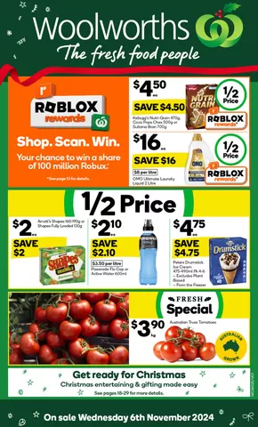 Woolworths catalogue in Wonga Park VIC | Weekly Specials - 06/11 | 06/11/2024 - 12/11/2024