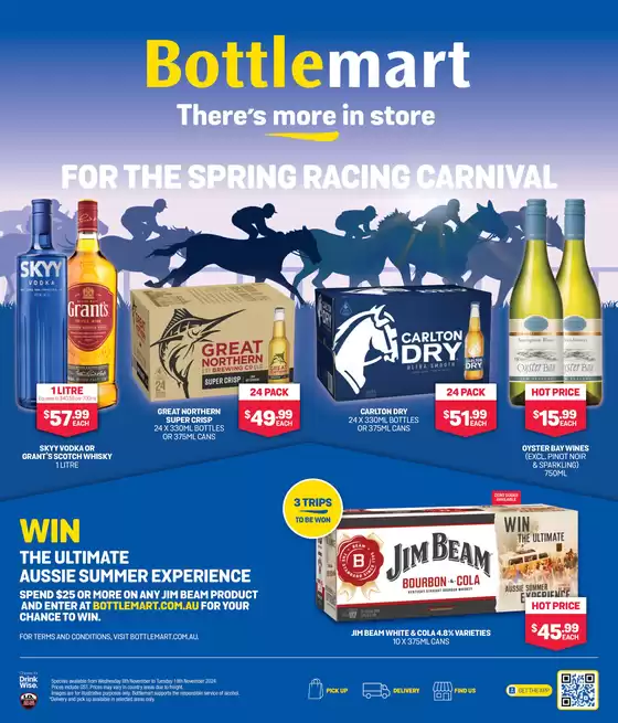 Bottlemart catalogue in Moreland VIC | There's More In Store For The Spring Racing Carnival | 06/11/2024 - 19/11/2024