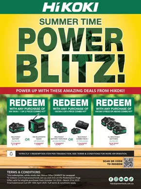 United Tools catalogue | Hikoki Redemptions | 04/12/2024 - 31/03/2025