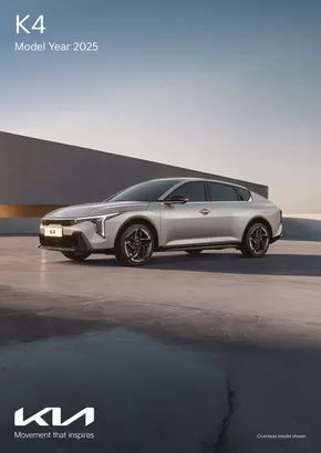 Kia catalogue | K4 Sedan | 16/01/2025 - 16/01/2026
