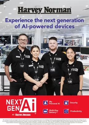 Harvey Norman catalogue in Mackay QLD | Next Gen Ai | 19/02/2025 - 30/06/2025