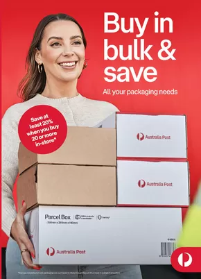 Australia Post catalogue in Brisbane QLD | Buy In Bulk & Save All Your Packaging Needs | 19/02/2025 - 31/03/2025