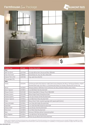 Beaumont Tiles catalogue in Logan City QLD | Farmhouse Lux Packages | 27/02/2025 - 27/03/2025