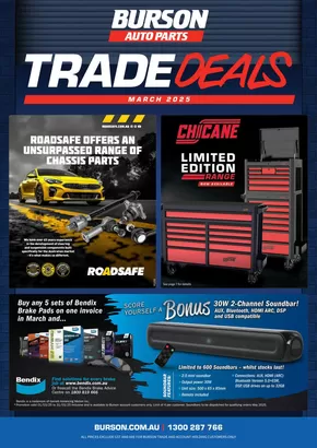 Hardware & Auto offers in Emerald QLD | Trade Deals in Burson Auto Parts | 01/03/2025 - 31/03/2025