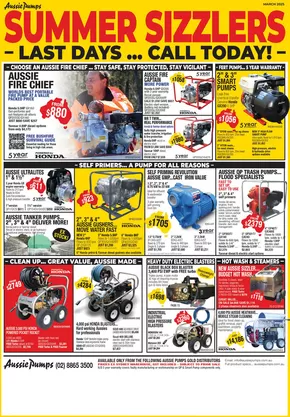 Hardware & Auto offers in Margaret River WA | Summer Sizzlers in Aussie Pumps | 28/02/2025 - 31/03/2025