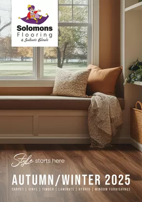 Home Furnishings offers in Townsville QLD | Autumn / Winter 2025 in Solomon Flooring | 01/09/2025 - 28/02/2026