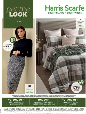 Department Stores offers in Geelong VIC | Get The Look AW25 in Harris Scarfe | 01/03/2025 - 22/03/2025