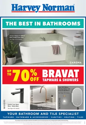 Harvey Norman catalogue in Mackay QLD | The Best In Bathrooms | 03/03/2025 - 30/03/2025