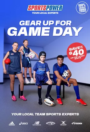 Sport & Recreation offers in Northam WA | Gear Up For Game Day in Sports Power | 10/03/2025 - 30/04/2025