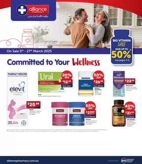 Health & Beauty offers | Committed To Your Wellness in Alliance Pharmacy | 05/03/2025 - 27/03/2025