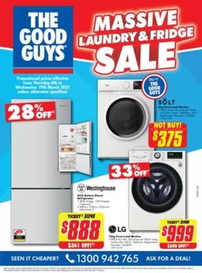 The Good Guys catalogue in Mackay QLD | Massive Laundry & Fridge Sale | 06/03/2025 - 19/03/2025