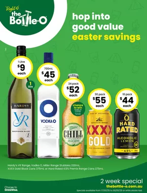 The Bottle-O catalogue in Longford TAS | Hop into good value Easter Savings 17/03 | 17/03/2025 - 30/03/2025